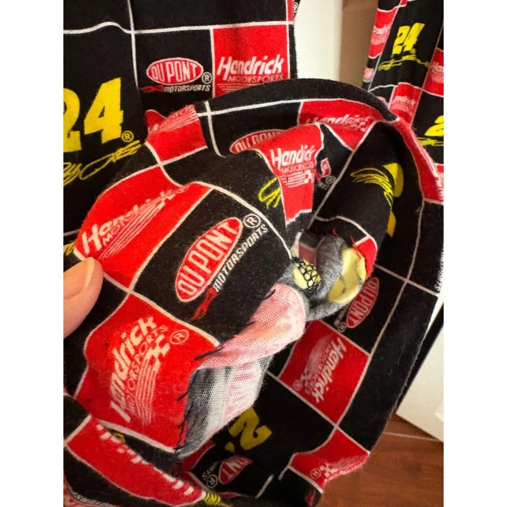 Jeff Gordon NASCAR #24 Dupont Hendrick Motorsports Flannel Pants XL Cotton Vinta - Picture 6 of 6